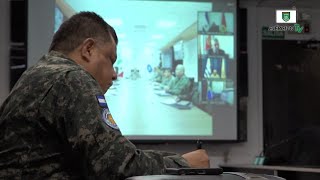 Ejército de Nicaragua participó en la Primera Reunión Virtual de Comandantes de Ejércitos Americanos [upl. by Airdnaed]