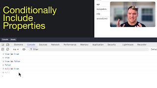 How to Conditionally Include Properties in a JavaScript Object [upl. by Adnwahsat770]