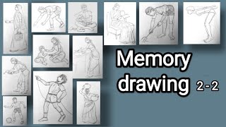 Preparation for Elementary  Intermediate drawing grade examMemory drawing 2  2 [upl. by Prissy612]