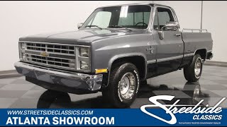 1986 Chevrolet C10 Silverado for sale  7094ATL [upl. by Euridice]