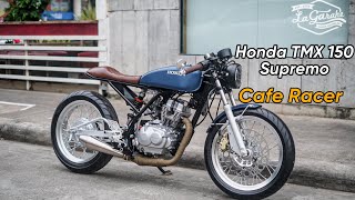 HONDA TMX 150 SUPREMO “Cafe Racer”  La Garahe Motorcycles Classic Custom MC [upl. by Inele]