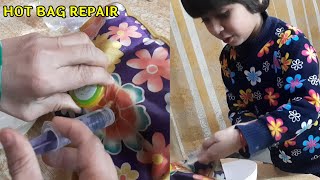 Hot Water Bag Easy to Repair  Hot Bag ko ghar par repair kaise kare  Bag कभी खराब नहीं होगा [upl. by Aligna]