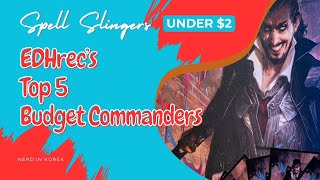 Unlocking Budget Magic EDHrecs Top 5 Spellslinger Commanders You Need to Try [upl. by Gipps]