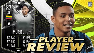 87 SHOWDOWN MURIEL PLAYER REVIEW SBC PLAYER FIFA 22 ULTIMATE TEAM [upl. by Laughton518]