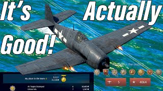 Gameplay with the extremely underrated F6F 5 quothellcatquot [upl. by Larson320]