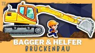 Bagger amp Baufahrzeuge ⭐ Wir bauen eine Brücke  Kindervideos  Kinderfilme  telekids [upl. by Aicelav]