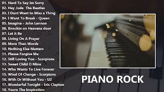 Rock Instrumental Music  Piano covers of rock popular songs 2023  Full Album [upl. by Biel]