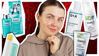 SUPER einfache Drogerie Skincare Routine 💸 GUT und GÜNSTIG [upl. by Thesda]