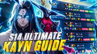 Rank 1 Kayn Teaches YOU How to Play SEASON 14 KAYN ULTIMATE GUIDE Both Forms [upl. by Kaz]