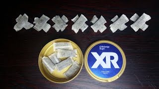 Snus review 33 XRange Göteborgs Rapé Slim Large White [upl. by Nosnirb]