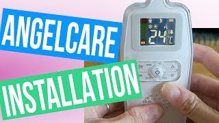 HOW TO INSTALL ANGELCARE SENSOR PAD  AND INSTALL MONITOR [upl. by Hcab]