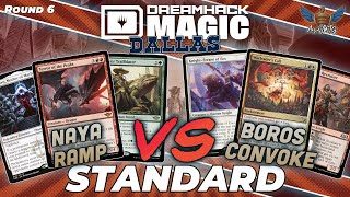 Naya Ramp vs Boros Convoke  MTG Standard  Dreamhack Dallas Regional Championship  Round 6 [upl. by Ebberta835]