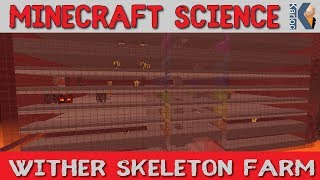 Minecraft Science 112  Wither Skeleton Farm 113 UPDATE see description [upl. by Atteloc361]