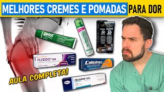 As 4 Principais POMADAS para DOR e INFLAMAÇÃO – Ortopedista Explica [upl. by Anoynek103]