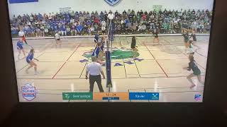 Last Point of Set 1 vs Sunnyslope in Semifinals 2024 [upl. by Atinoj]