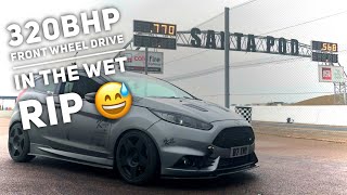 TAKING MY 320BHP FIESTA ST DRAG RACING [upl. by Rosenquist]