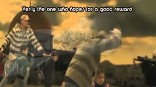 Nasheed translated Ya Shabab Qad anab O youth the representatives of Allah HD animation [upl. by Akimit]