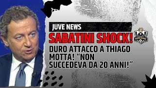 SABATINI SHOCK Attacco duro a Motta in DIRETTA [upl. by Byrom]