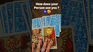 How does your person see you🥰 tarot tarotcardreading viral shorts channeledmessages 1111 [upl. by Wiebmer]