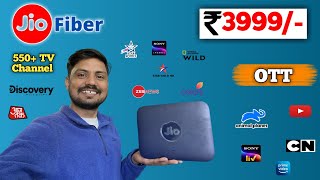 Jio Fiber 1Gbps Internet Plan  Speed test  Jio fiber Rs3999 plan detail  Free Setup box 😲 [upl. by Rolf443]