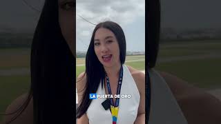 Pasajeros abrochar sus cinturones estamos próximos a aterrizar en el aeropuerto Ernesto Cortissoz [upl. by Crispin]