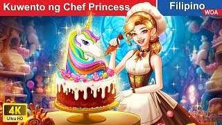 Kuwento ng Chef Princess 🍰🦄 Chocolate Food vs Real Food in Filipino ️️🍫 WOAFilipinoFairyTales [upl. by Vally]