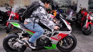 Kaki pendek nak pakai superbike Boleh ke  Aprilia RSV4 [upl. by Mart]