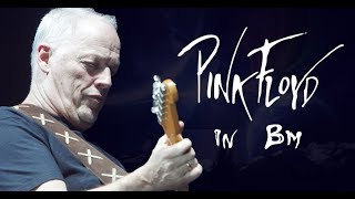 Pink Floyd Slow Backing Track in David Gilmour Style Bm [upl. by Eedeed]