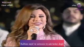 Najwa Karam  Maloun Abou L Echeq türkçe çeviri [upl. by Partan]