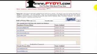 Huge List of Proxy Site Unblock My Space Unblocked Proxy Sites [upl. by Einnos36]