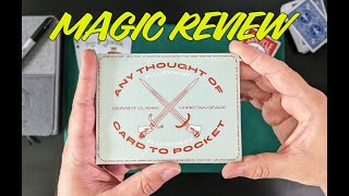 Magic Review  Any Thought of Card to Pocket from Ellusionist with Geraint Clarke amp Christian Grace [upl. by Elcin971]