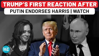 Trump Breaks Silence After Russia’s Putin Backs Kamala For President ‘I’m Offended…’  US Elections [upl. by Anehc]