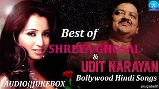 Best of Udit Narayan amp shreya Ghoshal Bollywood Hindi Jukebox Songs [upl. by Snahc206]