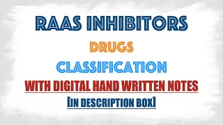 RAASRenin angiotensin aldosterone system inhibitor drugs with mnemonic and mechanism in details [upl. by Agn]