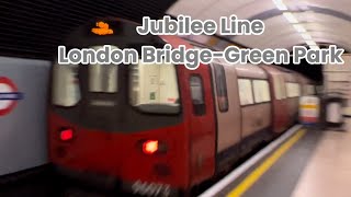 London Underground Jubilee Line ride from London Bridge to Green Park [upl. by Mcgannon]