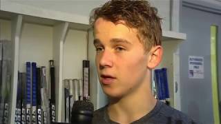 Nils Lundkvist I Will Work Hard to be a Ranger  New York Rangers  MSG Networks [upl. by Anirbed]