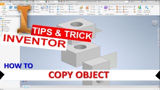 Inventor How To Copy Object [upl. by Leahcimnhoj]