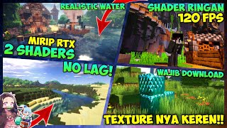 2 SHADER MIRIP RTX MCPE 118 TERBAIK  Shaders realistic dan Shaders ringan  shaders mcpe 118 [upl. by Isolda670]