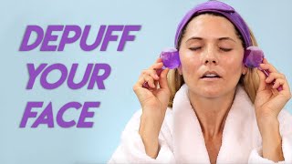 Depuff Your Face in Minutes with Ice Globes  Over 40 [upl. by Cutlor]