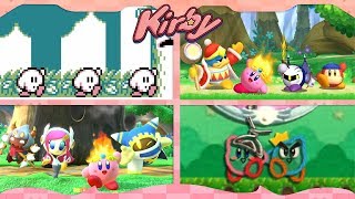 Evolution of Kirbys Victory Dance ᴴᴰ 1992  2019 31 games [upl. by Leinaj]