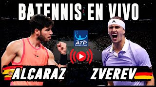 Carlos Alcaraz vs Alexander Zverev  ATP Finals 2024 Turín  Reacción en VIVO [upl. by Harbard]