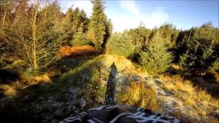 High Newton Simpson Ground Chapel House Woods Staveley In Cartmel Mountain biking 21112015 [upl. by Ambrose159]