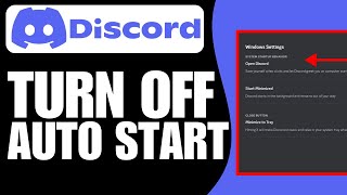 How To Turn Off Auto Start on Discord 2024  EASY Fix [upl. by Edrei]