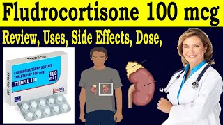 Fludrocortisone 100 mcg  Tyroflu 100 mcg in uses  Fludrocortisone uses in hindi Uses Side Effect [upl. by Anyad483]