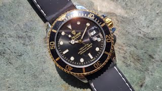 Review Tevise AutomaticMechanical Submariner Homage Most Affordable Automatic Divers Watch [upl. by Atnoled800]