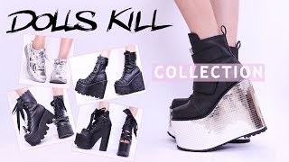 DOLLS KILL TRY ON SHOE COLLECTION [upl. by Llarret820]