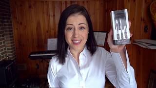 Escoda brush travel black set review by Anna M Bucciarelli [upl. by Sabba305]