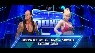 Undertaker vs Amanda  WWE SmackDown Extreme Rules Live Match [upl. by Aiclef]