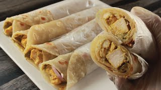 Tasty Chicken Chatni Roll Recipe by Chef Hafsa  Hafsas Kitchen [upl. by Ainoval]