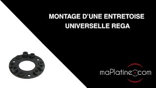 Montage d’une entretoise universelle sur une platine vinyle Rega [upl. by Suaeddaht]